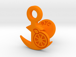 Cufflinks - Kan Kan Mikan! in Orange Processed Versatile Plastic