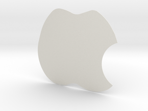 Apple in White Natural Versatile Plastic