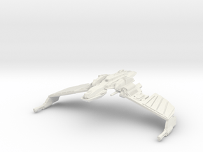 Klingon N''Thak Class  BattleCruiser in White Natural Versatile Plastic