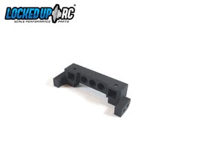 TRX4 Bumper Mount -9.0H 7.0V in Black Natural Versatile Plastic