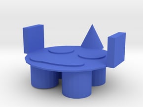 Coaster in Blue Processed Versatile Plastic: Small