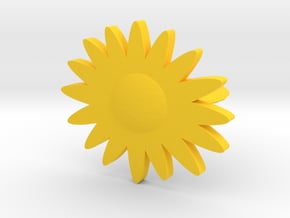 daisy ring in Yellow Processed Versatile Plastic: 7 / 54