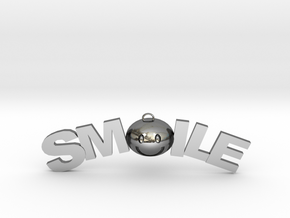 Smile necklace in Fine Detail Polished Silver