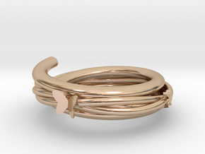vine bracelet in 14k Rose Gold: Small