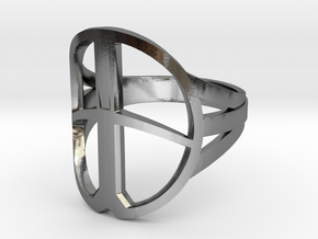XP Deus Ring ringsize 20mm in Polished Silver