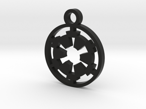 Galactic Empire Charm in Black Premium Versatile Plastic