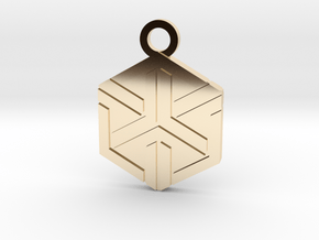 House of Ishida Charm in 14k Gold Plated Brass