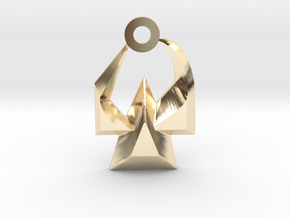 House of Martok Charm in 14K Yellow Gold: Small
