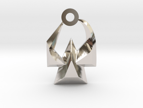 House of Martok Charm in Platinum: Small