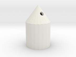 Rocket toothpick cans in White Natural Versatile Plastic