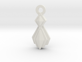 House of Mogh Charm in White Natural Versatile Plastic: Small