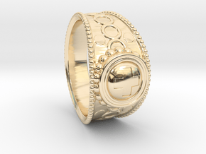 Antic ring 2 in 14k Gold Plated Brass