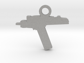 Phaser Silhouette Charm in Aluminum