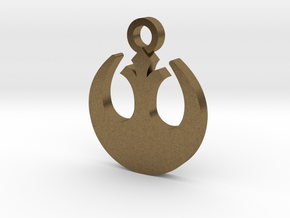 Rebel Forces Charm in Natural Bronze