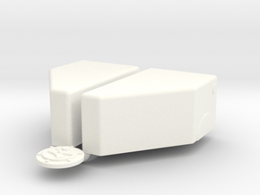 1/16 Jaz 8gal 17 14 10p25 Pro Mod in White Processed Versatile Plastic