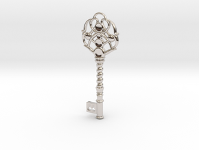 Key Necklace/Pendant in Platinum