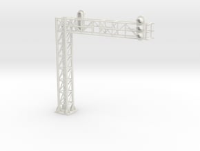 two track block signal one way in White Natural Versatile Plastic
