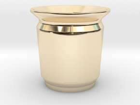 Modern Pencil Cup - Sm / Desk Accessories in 14K Yellow Gold