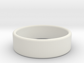Pearl ring in White Natural Versatile Plastic