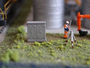 N Scale 4 Relay Cabinets in Gray Fine Detail Plastic