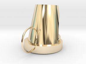 Candle Holdders in 14K Yellow Gold