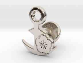 Cufflinks - BUU! BUU! Desu wa! in Rhodium Plated Brass