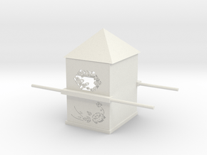 sedan chair in White Natural Versatile Plastic