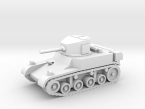 1/160 Scale Stuart M3A1 Light Tank in Tan Fine Detail Plastic