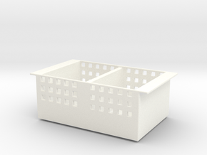 Storage basket in White Processed Versatile Plastic