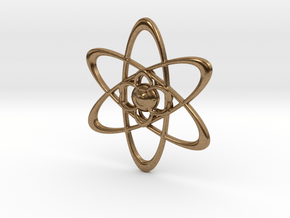 Atomic in Natural Brass