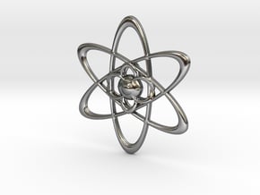 Atomic in Polished Silver
