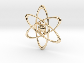 Atomic in 14k Gold Plated Brass