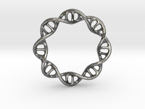 DNA Ring 1 in Polished Silver