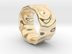 Ringpples Ring 2 in 14k Gold Plated Brass