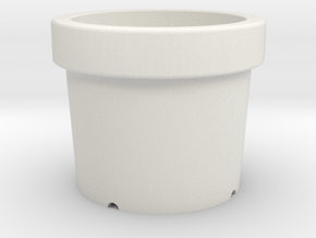 Small pots in White Natural Versatile Plastic