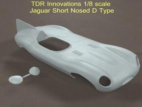 1/8 Jaguar Short Nose D Type in White Natural Versatile Plastic
