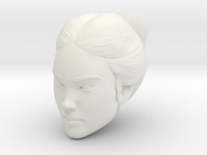 Female head in White Natural Versatile Plastic