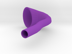 Trekkie Monster Horn in Purple Processed Versatile Plastic