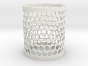 Honeycomb Shim in White Natural Versatile Plastic