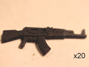 28mm AK47 in Smoothest Fine Detail Plastic