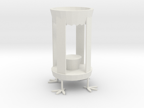 Cup holder in White Natural Versatile Plastic: Medium