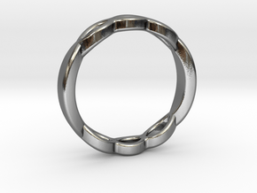 ring shapeways in Polished Silver: 2.25 / 42.125