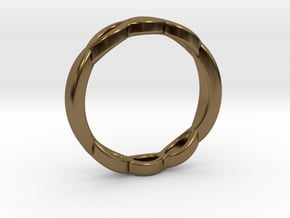 ring shapeways in Polished Bronze: 1.5 / 40.5