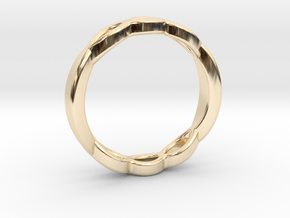 ring shapeways in 14K Yellow Gold: 1.5 / 40.5