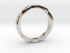 ring shapeways in Platinum: 1.5 / 40.5