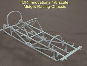 1/8 Midget Chassis in White Natural Versatile Plastic