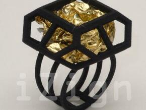 ring08 XL 19 in Black Natural Versatile Plastic