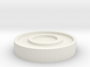 Coaster in White Natural Versatile Plastic