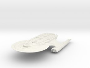 Federation Baker Class II Destroyer in White Natural Versatile Plastic