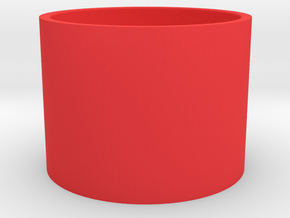 flower pot in Red Processed Versatile Plastic